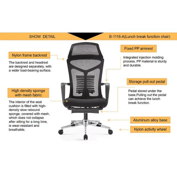 Ghế công thái học chuẩn Ergonomic giá rẻ: SG - 673 - $hienthicat